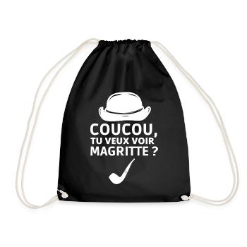 peintre, artiste peintre, peinture - Sac de sport léger - noir - Devant