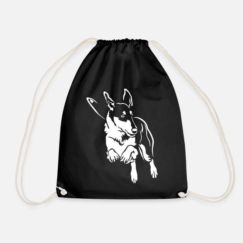 Collie "Black Edition" - Turnbeutel - Schwarz