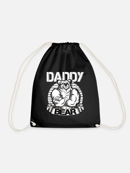 Daddy Bear - Turnbeutel - Schwarz