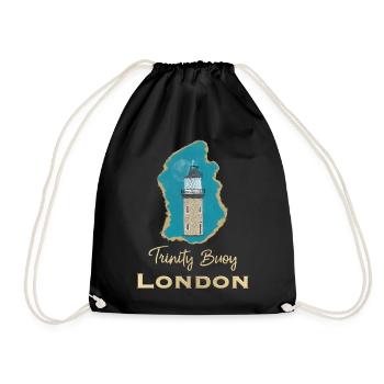 Londres, Trinity Buoy Lighthouse, Pixel Art - Sac de sport léger - noir - Devant