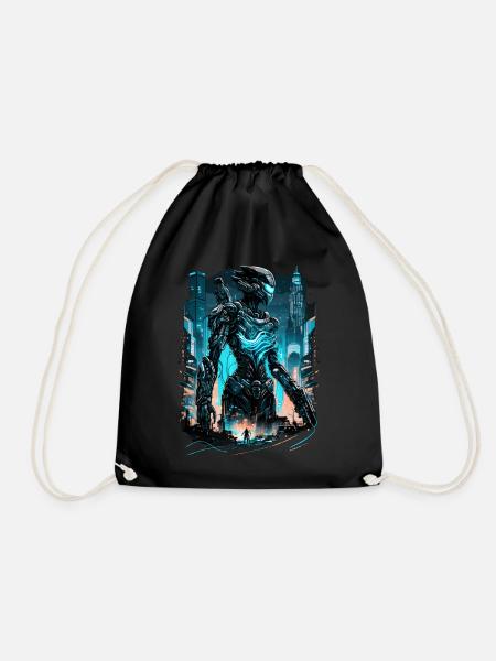 Zocker Science Fiction Fantasy Gamer Geschenkidee - Turnbeutel - Schwarz