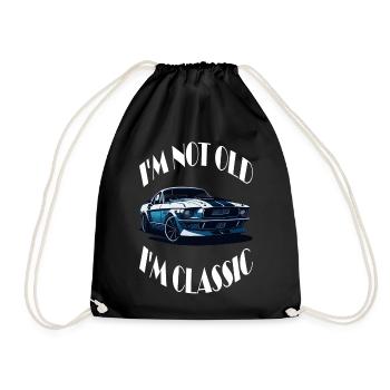 im not old im classic - Turnbeutel - Schwarz - Vorne
