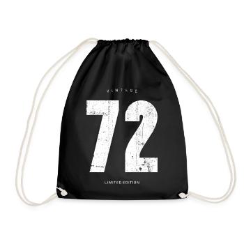 Vintage 72 Limited Edition - Drawstring Bag - black - Front