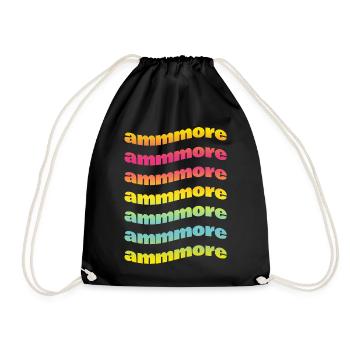 t-shirt Napoli ammore t-shirt idée cadeau amour - Sac de sport léger - noir - Devant