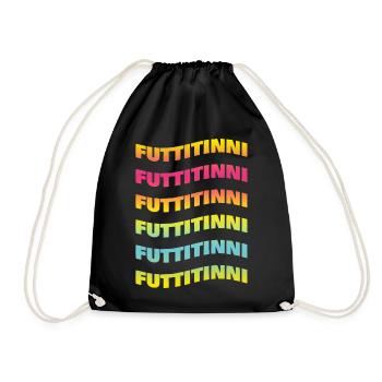 t-shirt futtitinni t-shirt Sicile Sicilienne - Sac de sport léger - noir - Devant