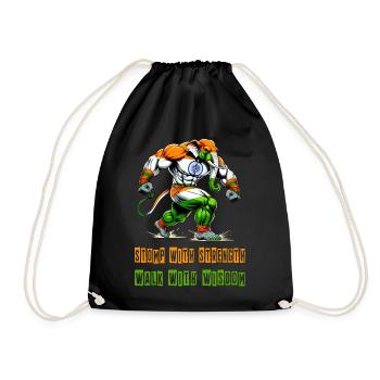 Inde Eléphant Couleurs nationales Design - Sac de sport léger - noir - Devant