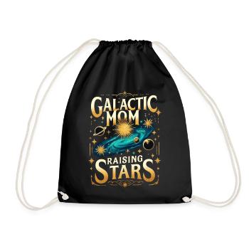 Maman Galactique Levant des Étoiles - Sac de sport léger - noir - Devant