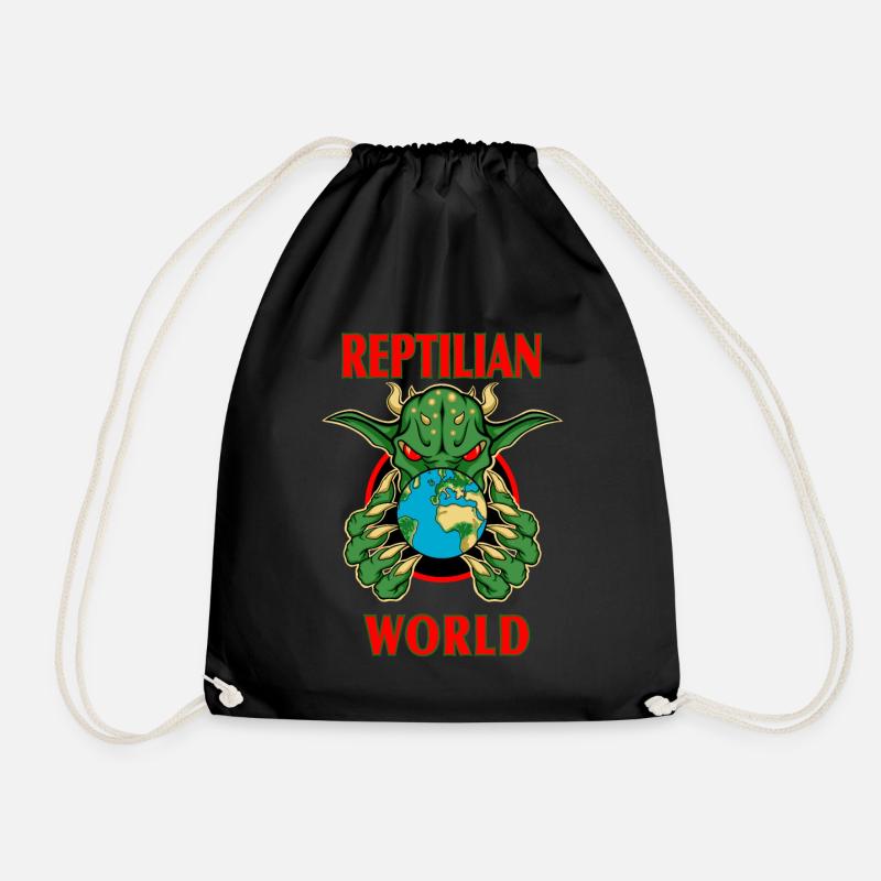 REPTILISCH - Turnbeutel - Schwarz