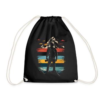 Photography Nature Photography SLR Camera - Drawstring Bag - black - Front