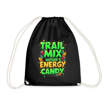 MÉLANGE MONTAGNARD : BONBON ÉNERGÉTIQUE DE LA NATURE - Sac de sport léger - noir - Devant