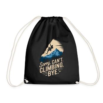 Climbing Free Climbing Rock Climbing for Women - Drawstring Bag - black - Front