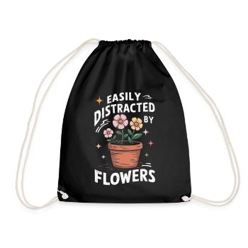 Jardin Jardinage Plantes Fleurs - Sac de sport léger - noir - Devant