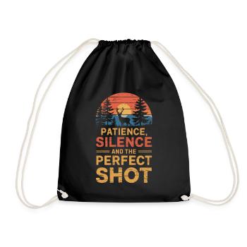 Wildlife Photography Nature Photography Photography - Drawstring Bag - black - Front