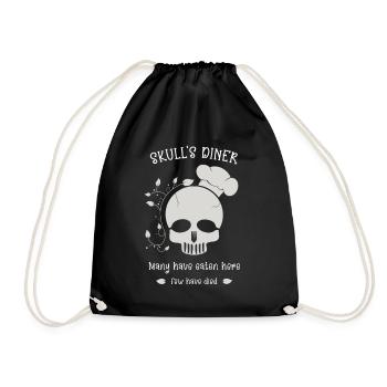 Skull's Diner - Turnbeutel - Schwarz - Vorne
