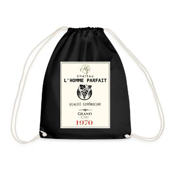 The perfect man - Drawstring Bag - black - Front