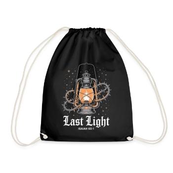 Lanterne Vintage Christian - Sac de sport léger - noir - Devant