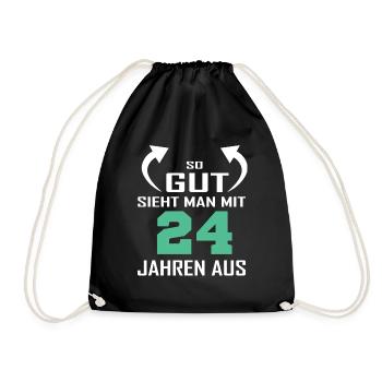 That's how good you look at 24 - Drawstring Bag - black - Front