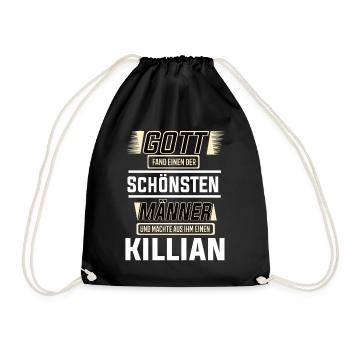 Killian le plus bel homme façonné par Dieu Design - Sac de sport léger - noir - Devant