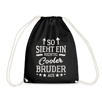 Voici à quoi ressemble un frère vraiment cool - Sac de sport léger - noir - Devant