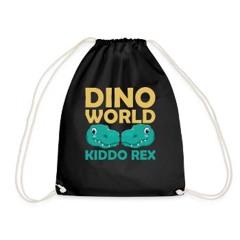 Dino World Kiddo Rex - Turnbeutel - Schwarz - Vorne