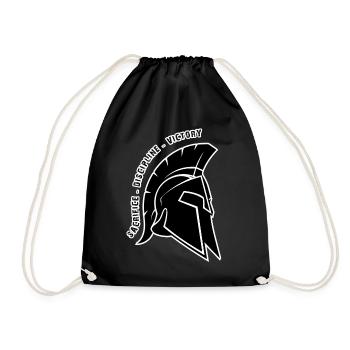 Epischer Sieg Spartanischer Helm - Turnbeutel - Schwarz - Vorne