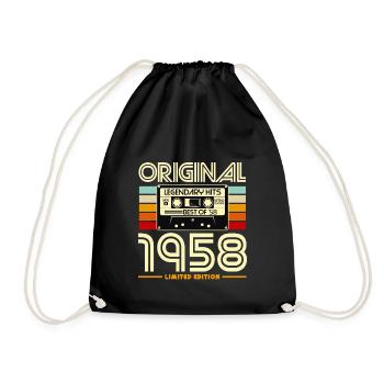 Original 1958 Vintage Cassette - Sac de sport léger - noir - Devant
