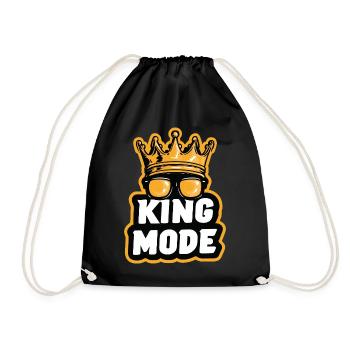 T-shirt drôle du Roi des Échecs pour hommes - Sac de sport léger - noir - Devant