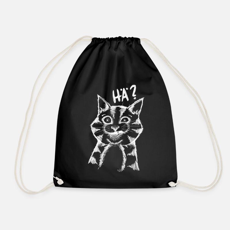 HÄ CAT - Turnbeutel - Schwarz