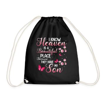Fils Papillon du Paradis - Sac de sport léger - noir - Devant