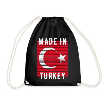 Made In Turkey Turkey Homeland - Sac de sport léger - noir - Devant
