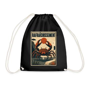 Mediterranean Crab - Turnbeutel - Schwarz - Vorne