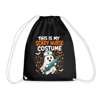 Nurse Nurse Halloween - Drawstring Bag - black - Front