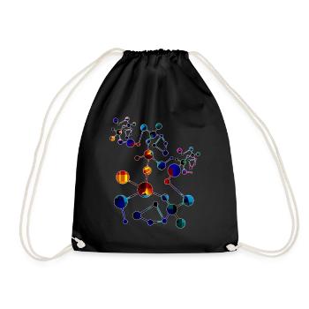 Where the path leads us - patterncontest - Drawstring Bag - black - Front