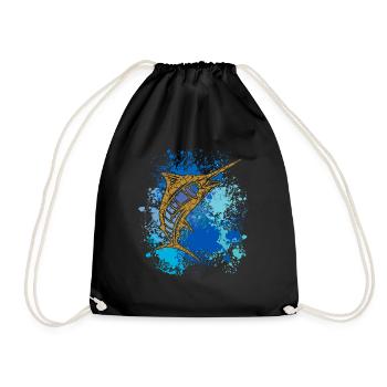 Marlin - Blue Marlin - Black Marlin - Sac de sport léger - noir - Devant