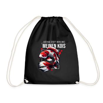 Poisson Koi Koi Koi Koi - Sac de sport léger - noir - Devant