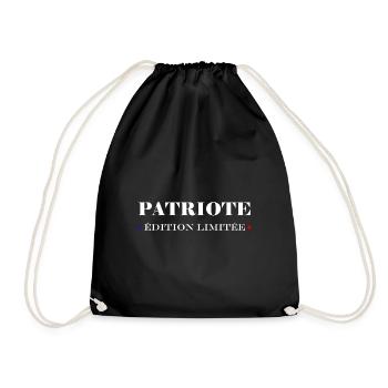 Patriot - Drawstring Bag - black - Front