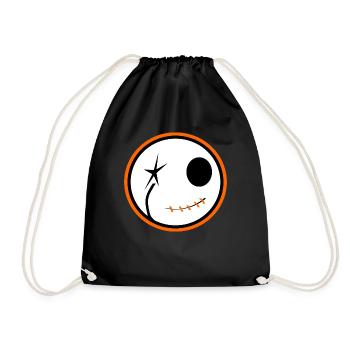 Halloween Skull - Drawstring Bag - black - Front