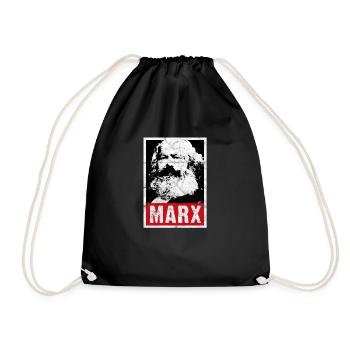 Karl Marx Capital Kommunist Lenin Marxismus Kapital - Turnbeutel - Schwarz - Vorne