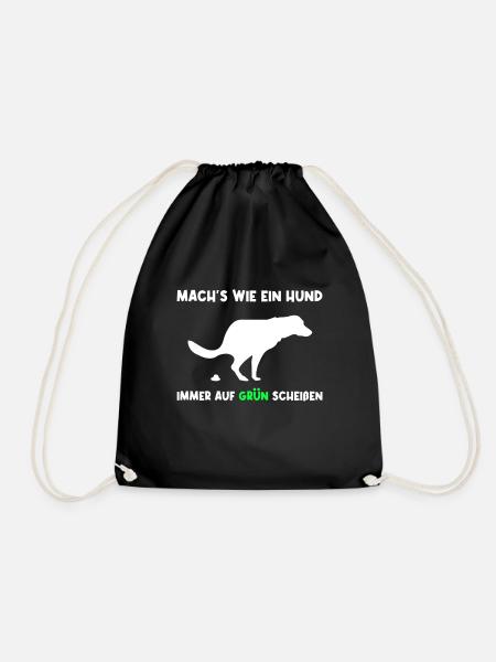 Bundestagswahl Grüne Protest Statement Geschenk - Turnbeutel - Schwarz