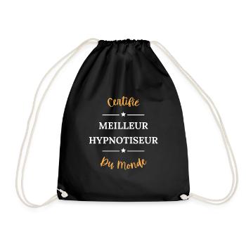 Certifié meilleur hypnotiseur - Sac de sport léger - noir - Devant