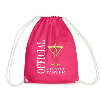 Offizielle Absinth-Verkostung - Turnbeutel - Fuchsia - Vorne