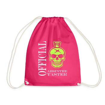 Offizielle Absinth-Verkostung - Turnbeutel - Fuchsia - Vorne