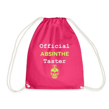 Offizielle Absinth-Verkostung - Turnbeutel - Fuchsia - Vorne