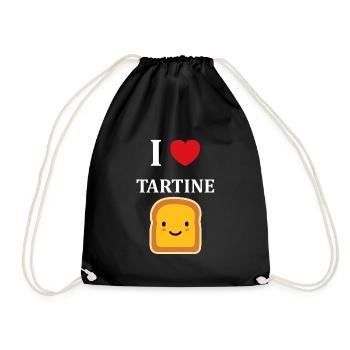 Tartine - Sac de sport léger - noir - Devant