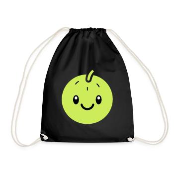 Fruit Humour petit Melon - Sac de sport léger - noir - Devant
