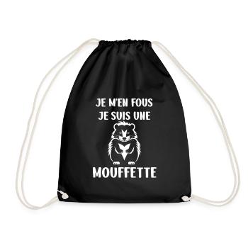 Humour Mouffette - Sac de sport léger - noir - Devant