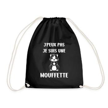 Humour Mouffette - Sac de sport léger - noir - Devant