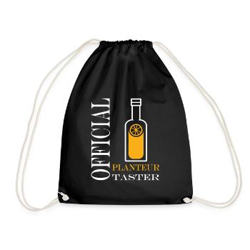 Humour punch planteur - Sac de sport léger - noir - Devant
