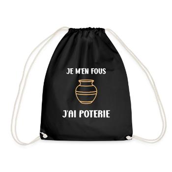 Poterie - Sac de sport léger - noir - Devant