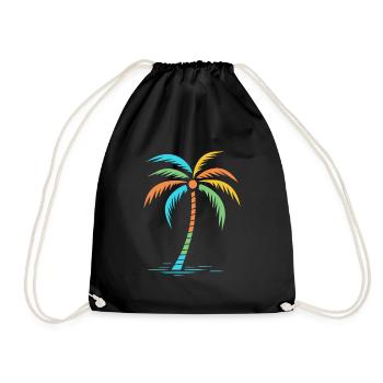 je suis en vacances - Sac de sport léger - noir - Devant